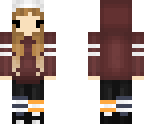 cute dark red winter hoodie with dog face