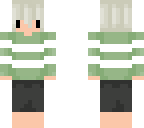 cute male chibi with pastel green shirt