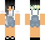 cute overalls girl