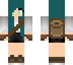 cyan battle girl