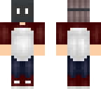 edited mask white and red t-shirt guy