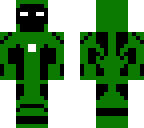 green and black iron man