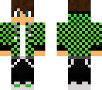 green and black skin