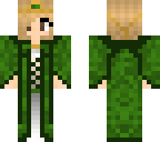green princess and cloak
