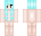 hair base - blue pigtails