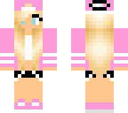 pink crop girl
