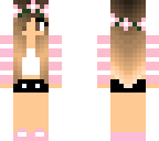 pink flower crown