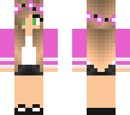 pink flower girl