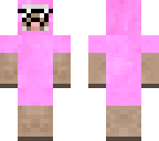 pink sheep with removable sunglasses