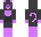 purple and black cat