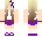 purple cute girl