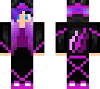purple hair girl