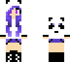 purple panda girl