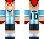 red and blue soccer player