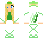 white green girl