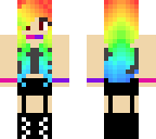 awesome rainbow girl