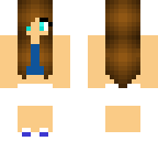 blue and white girl