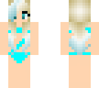 blue bikini girl