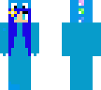 blue haired carly
