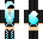 blue masked girl