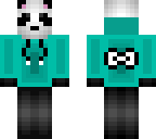 blue panda hoodie