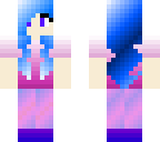chica azul y rosa