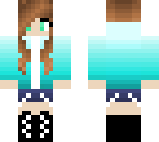 cute aqua girl