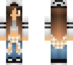 dark brown hair skater girl