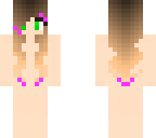 dirty blonde girl base withpinkends