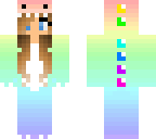 edit- rainbow dino girl