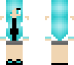 fixed girl  blue hair