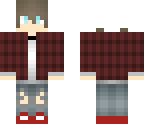 flannel and beanie boy