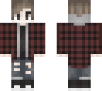 flannel and jacket