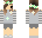 flower crown chibi girl