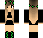 green flower girl