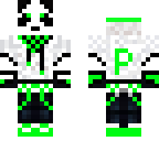 green panda with skillz
