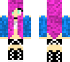 hot pink haired girl