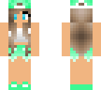 mint summer girl