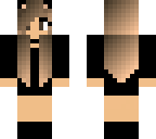 my kitty cat skin in cat black outfit