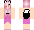 pink prom girl
