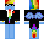 rainbow dash tuxedo