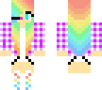 rainbow girl