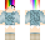 rainbow mohawk girl