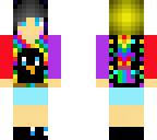 rainbow penguin girl