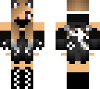 white ninja cat girl