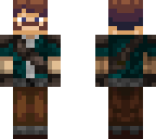 3d skin boy with mustache
