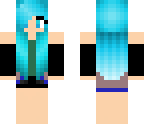 anime girl blue hair