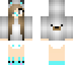 baby aqua polar bear
