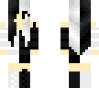 black and white skin