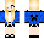 blue creeper girl